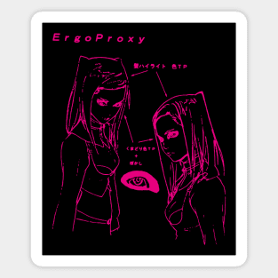 Re-L Mayer - eye sketch (magenta) Magnet